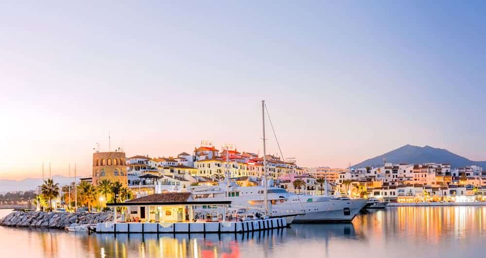 Things to do in Nueva Andalucia: visit Puerto Banus in Marbella
