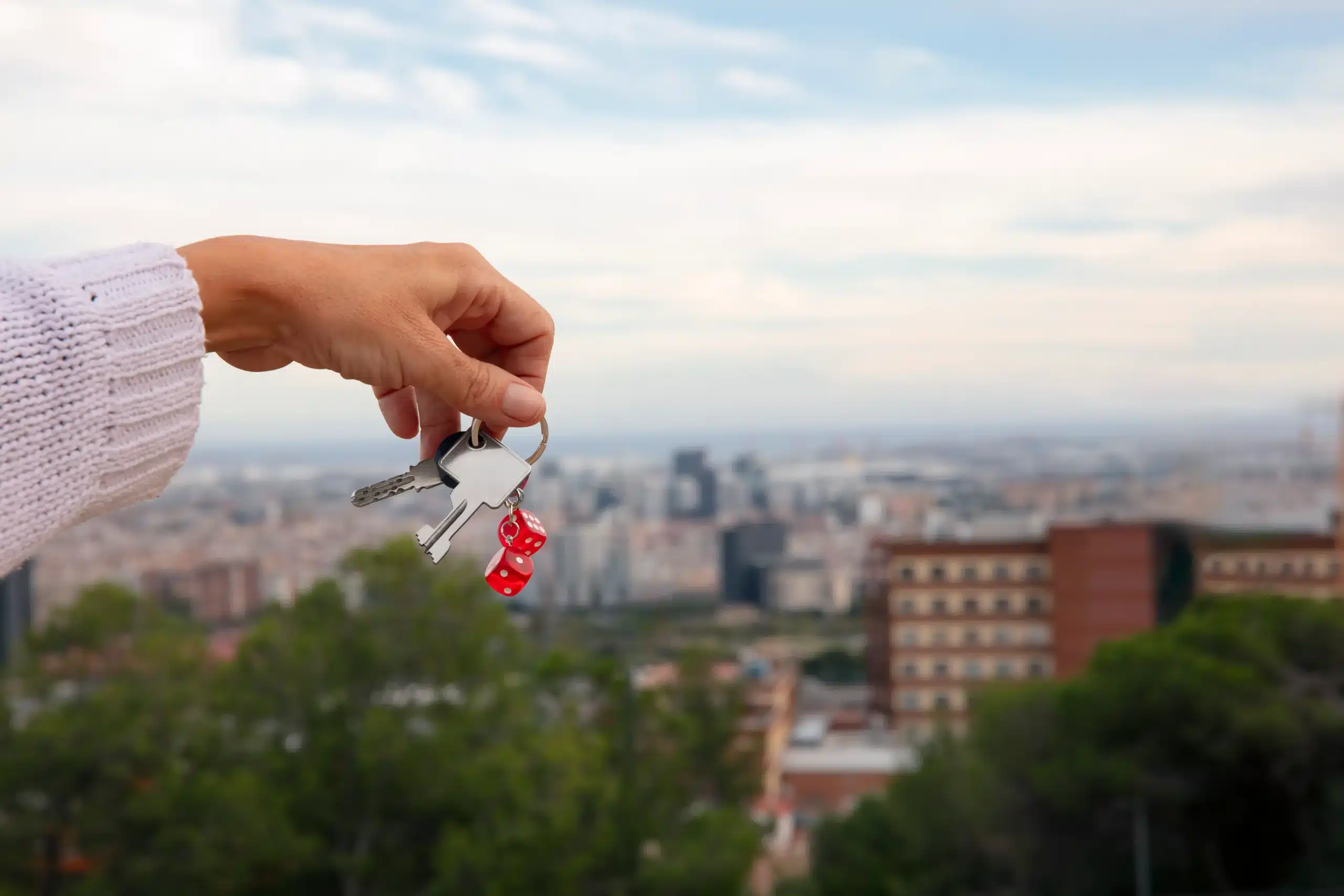 A picture of woman buying a house in Malaga