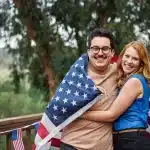 taxes-americans-in-spain A beautiful couple of americans enjoying spain, they look so happy
