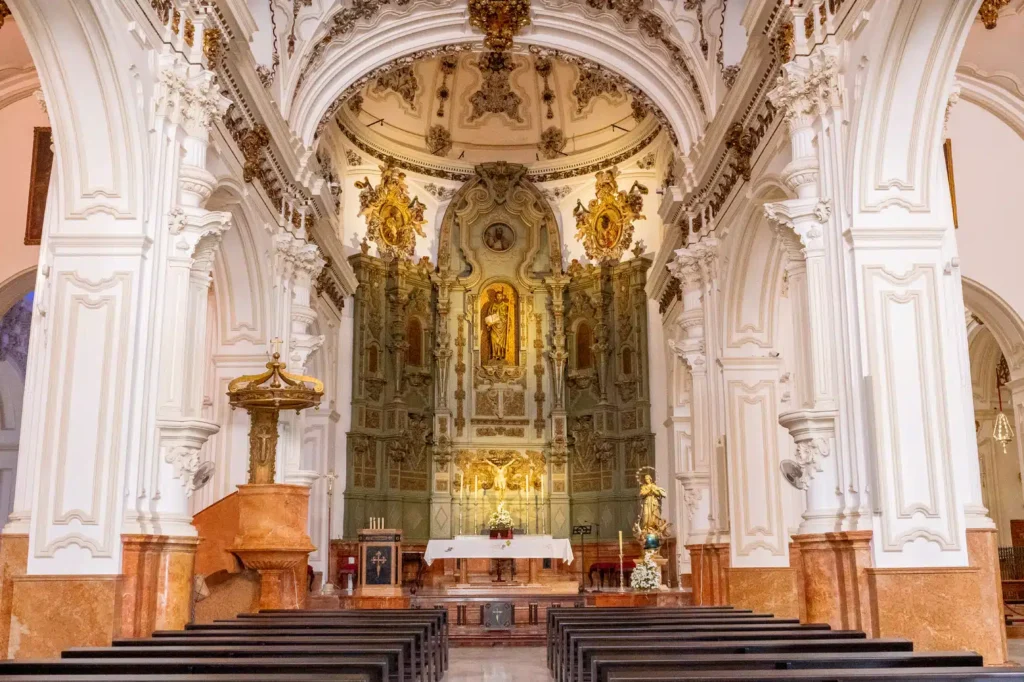church of santiago malaga spain