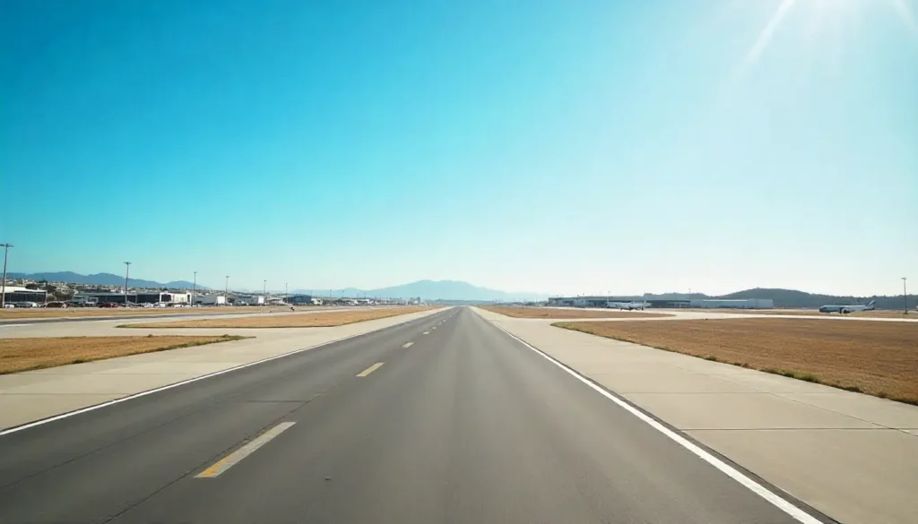 malaga airport property