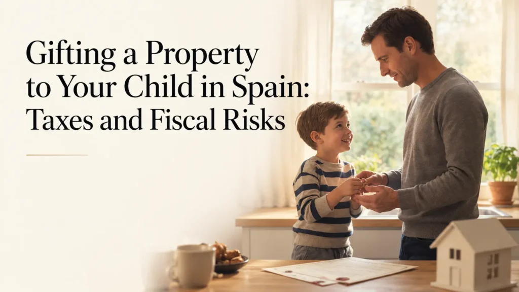 gifting a house to my son in spain