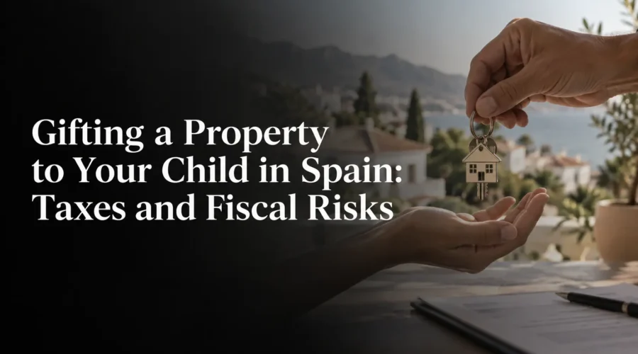 gifting a property to your child in spain guide in english