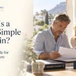 nota simple meaning spain